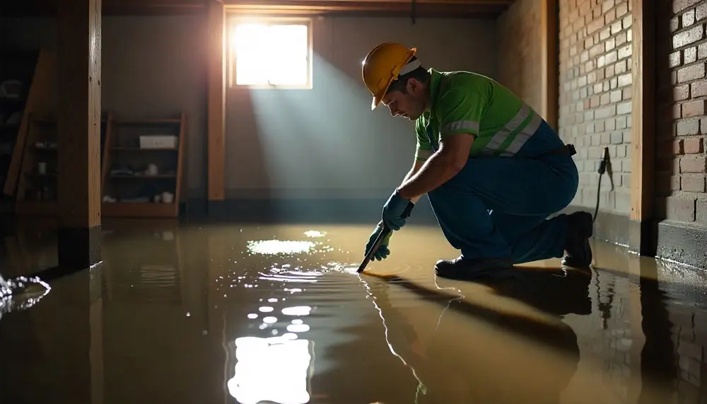 Professional water damage restoration services in Silver Lake, IN